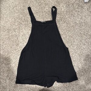 Black Sleeveless Romper